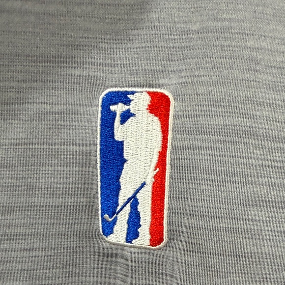 EUC Men's Gray Polo Shirt with Logo - Picture 4 of 7